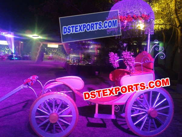 WEDDING DULHAN ENTRANCE CRYSTAL BUGGY