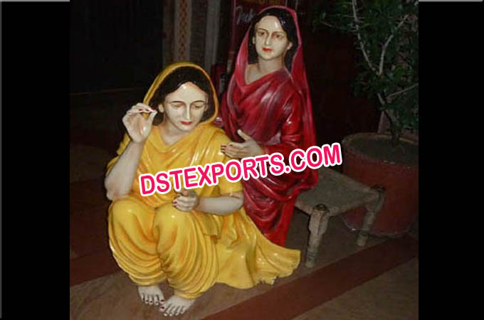 Punjabi Culture Fiber Statue