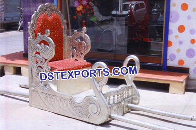 Silver Metal Swan Dolis For Wedding