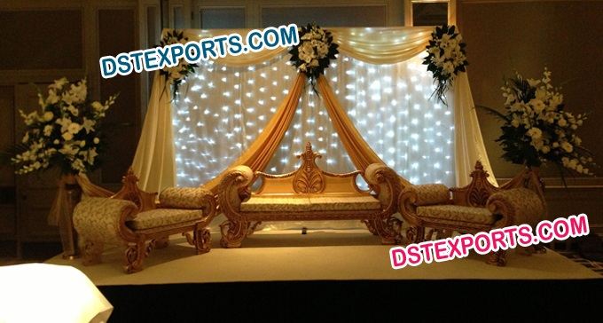 ASIAN WEDDING MAHARAJA SOFA SET