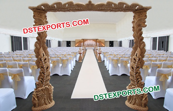 Wedding Stylish Wooden Welcome Gates