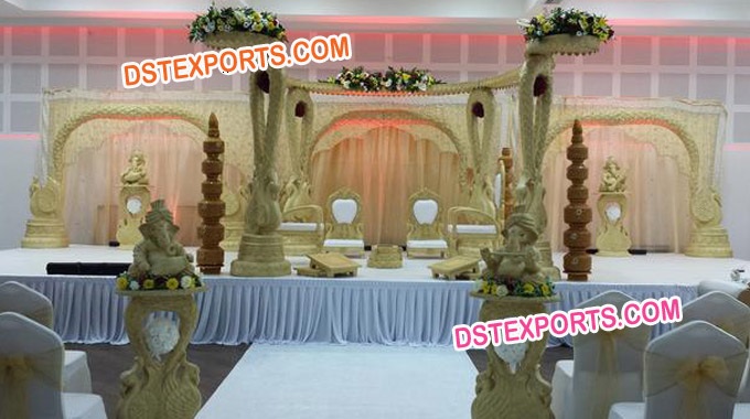 MAHARAJA WEDDING PEACOCK MANDAP