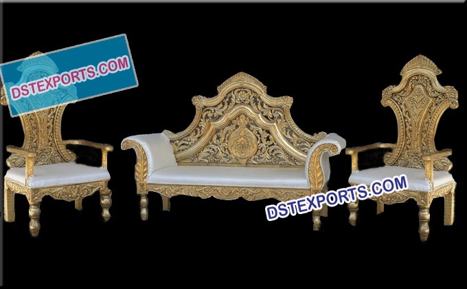 ROYAL ASIAN WEDDING GOLD FURNITURE SETS