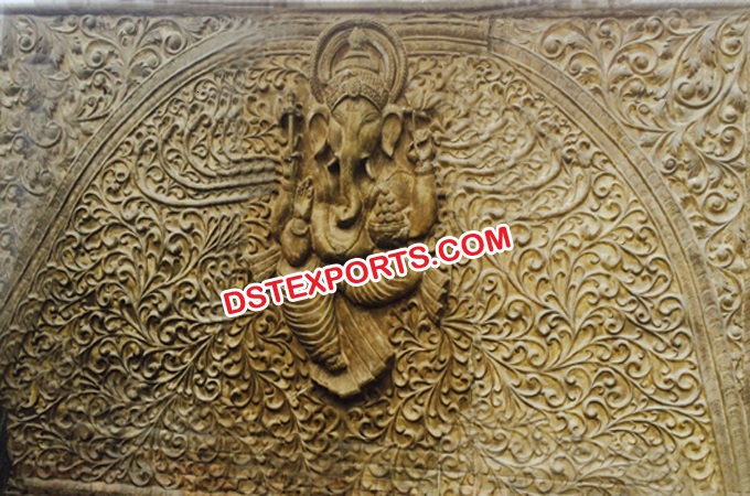 Wedding Fiber Ganesha Backdrop Panel Frame