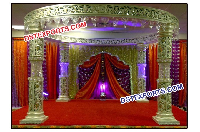 Royal Wedding Beautiful Crystal Mandap