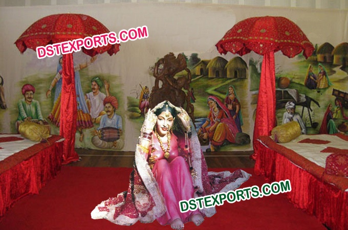 Punjabi Dulhan Fiber Statue