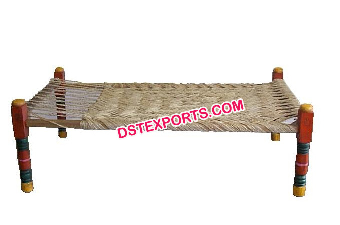 Hand Woven Colorful Charpai/Manji