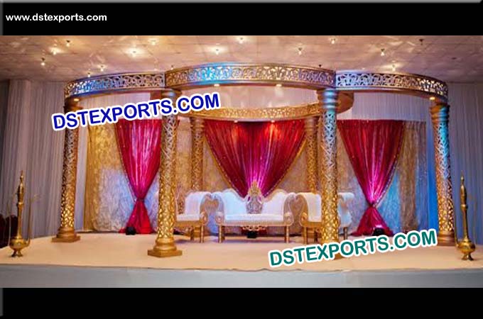 Gold Jali Mandap