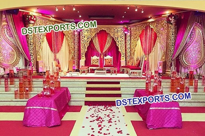 Indian Wedding Hanging Decoration Fiber Umbrella