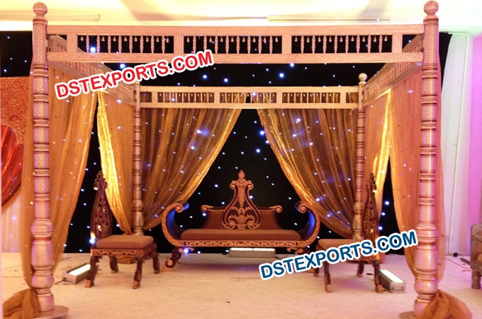 Sankheda Gujrati Wedding Mandap