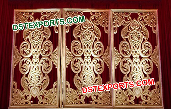 Muslim Wedding Carved Fiber Glass Back Walls