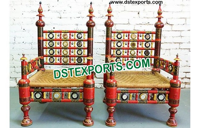 Punjabi Wedding Traditional Chairs