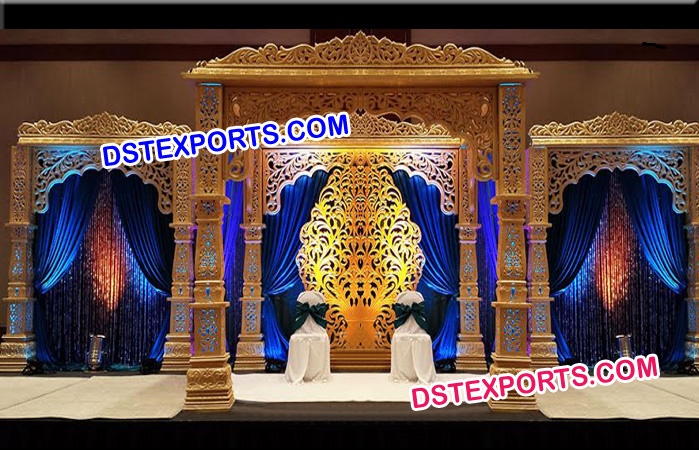 Wedding Golden Bollywood Mandap