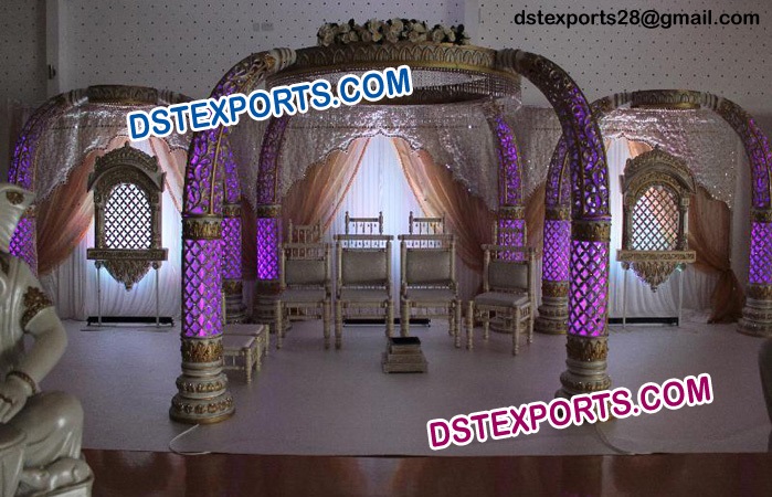 Indian Wedding Elephant Trunk Mandap Set