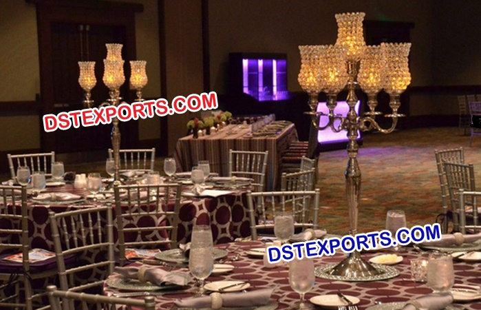 Tall Candelabra Centerpieces