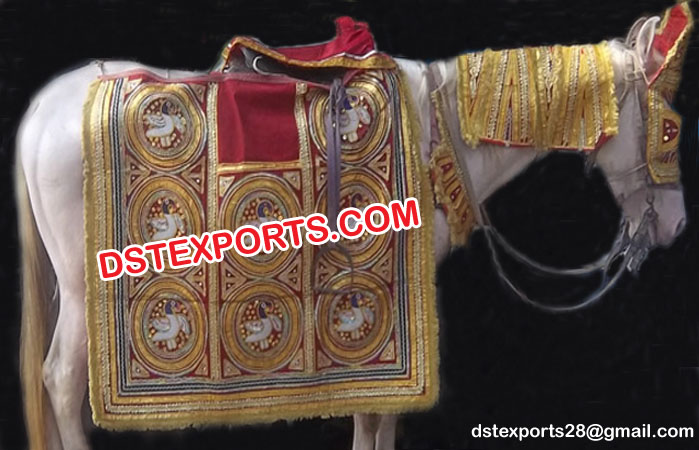 Traditional Indian Wedding Horse Decoration