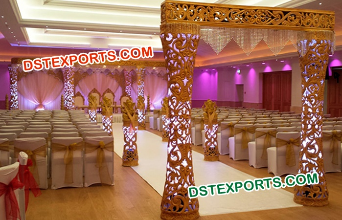 Fiber Wedding Mandap Entrance Gate