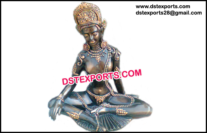 Black Gold Buddhas Sculpture