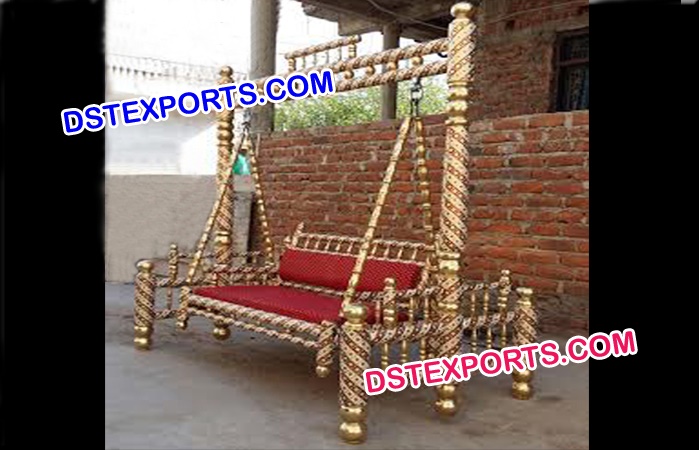 Wedding Wooden Sankheda Swing