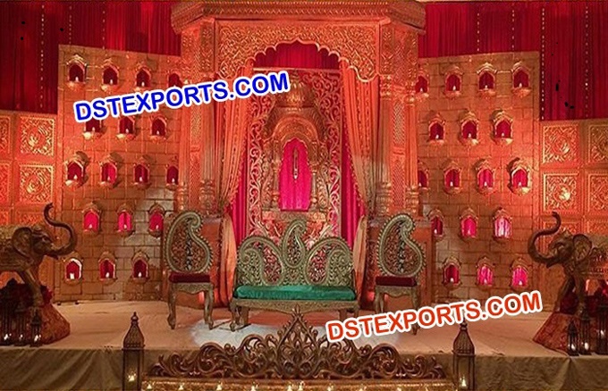 Raj Mahal Wedding Stage Decoratoion