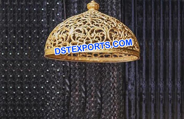 Wedding Golden Carved Hanging Decoration