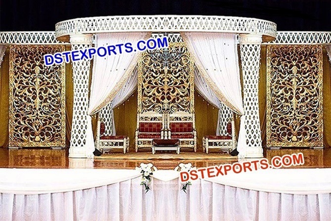 Muslim Wedding Crystal Mandap