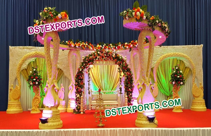 Peacock Wood Mandap