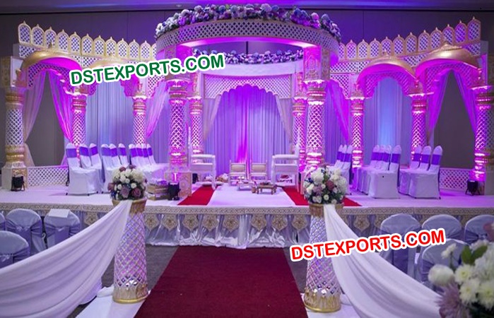 Rajasthani Fiber Carved Wedding Mandap