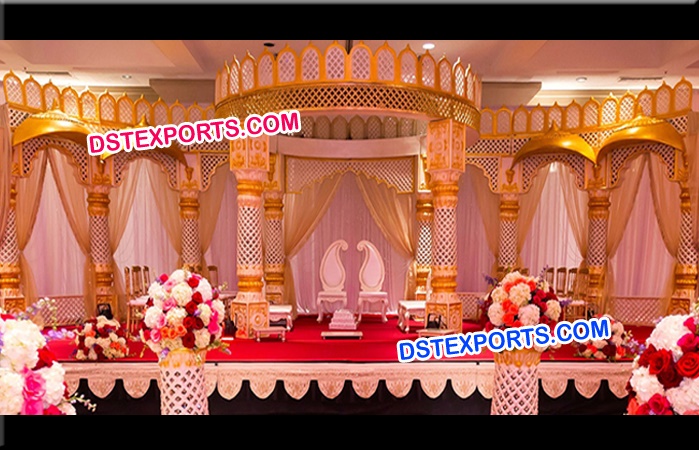 Rajmahal Wedding Fiber Carved Mandap