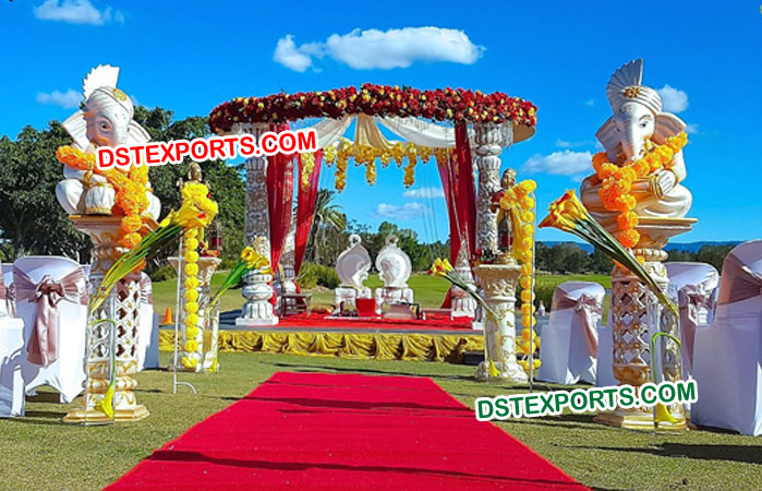 Wedding Outdoor Ganesha Mandap