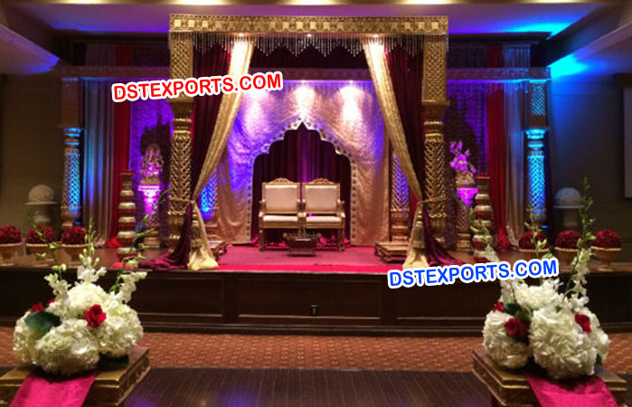 Wedding Square Fiber Mandap