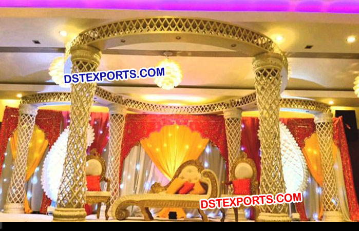 Fantastic Royal Look Crystal Mandap
