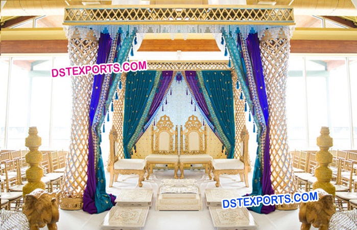 Excellent Fiber Crystal Mandap