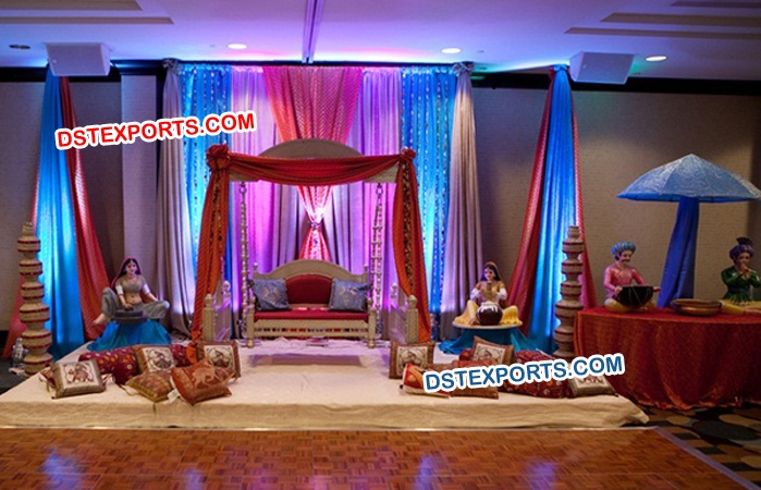 Rajasthani Theme Decoration Wedding Swing