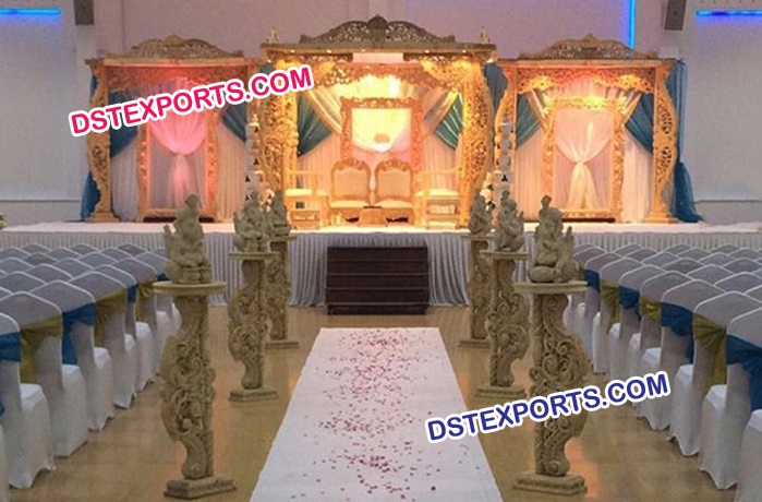 Indian Wedding Mandap Wooden Design