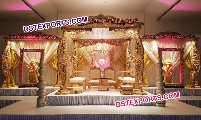 Wooden Wedding Mandap