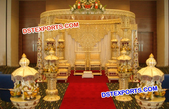 Latest Wedding Ganesha Mandap