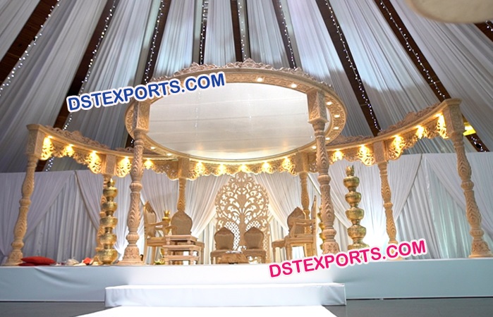 Wooden Wedding Mandap Set