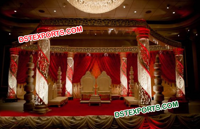 Indian Crystal Wedding Mandap