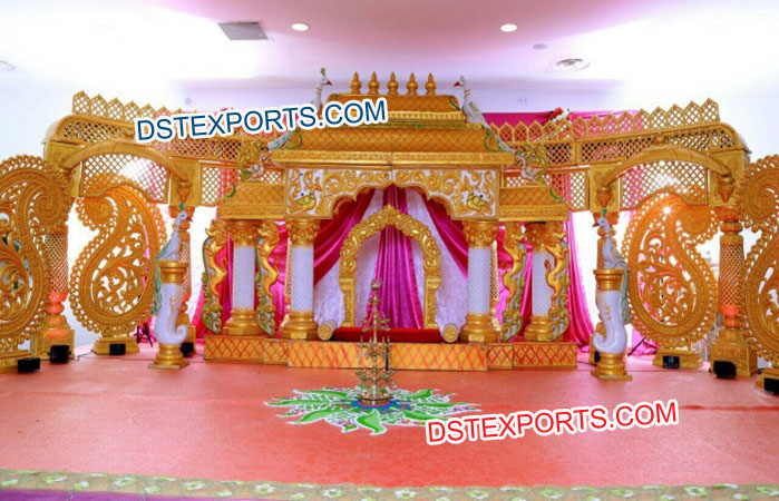 South Indian Manavarai Wedding Mandap Set