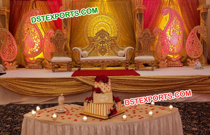 Wooden Wedding Sofa Set