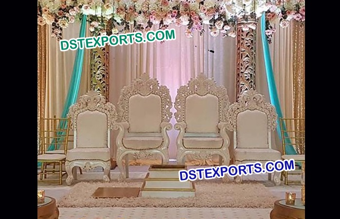 Wedding Designer Wooden Mandap Chairs