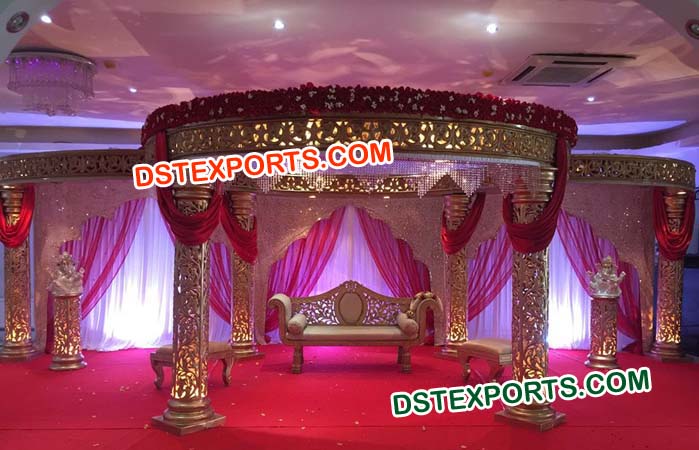 Elegant Asian Wedding Mandap