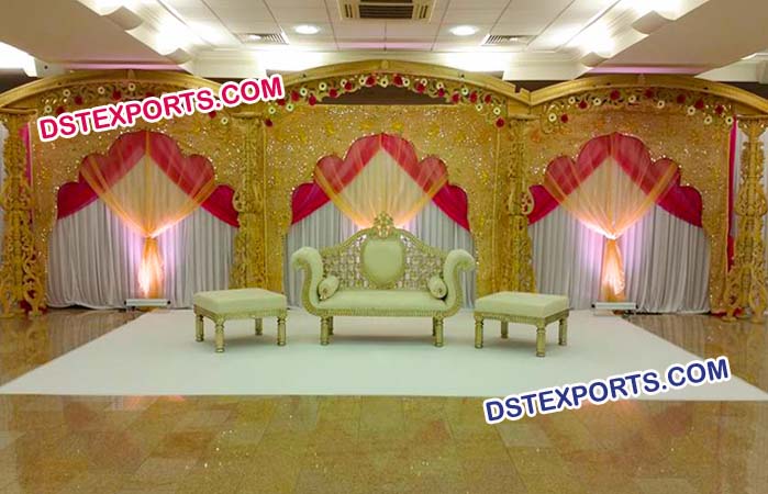 Hindu Wedding Backdrop Decoration