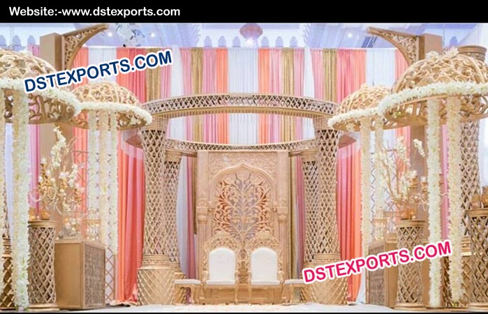 Attractive Crystal Wedding Mandap