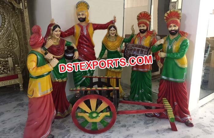 Rangla Punjab Culture Fiber Statue