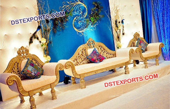 Designer Wooden Wedding Furniture Set