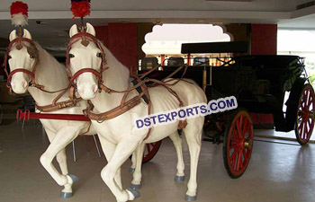 Traditional Horse Drawn Carriage For Wedding