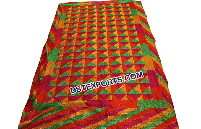 Traditional Punjabi Wedding Phulkari Bagh