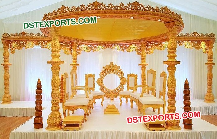 Wood Mandap